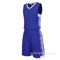 Hoogwaardige 100% polyester modieuze basketbal jerseys